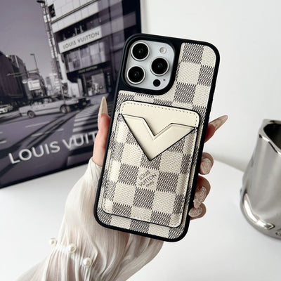 Luxury Leather Card Holder iPhone Case