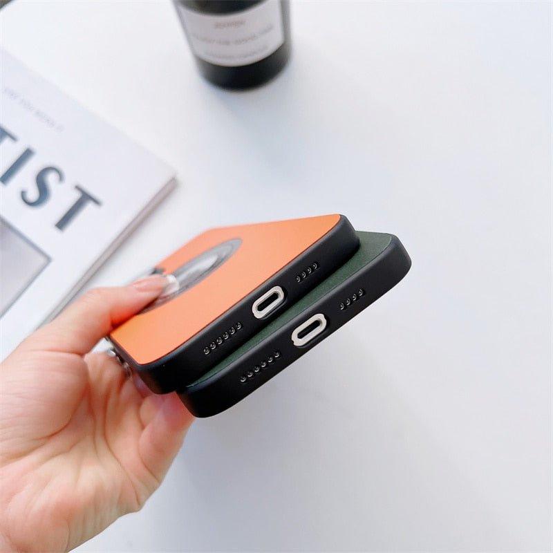 Luxury Leather Matte For Magsafe Case For iPhone - CASESFULLY