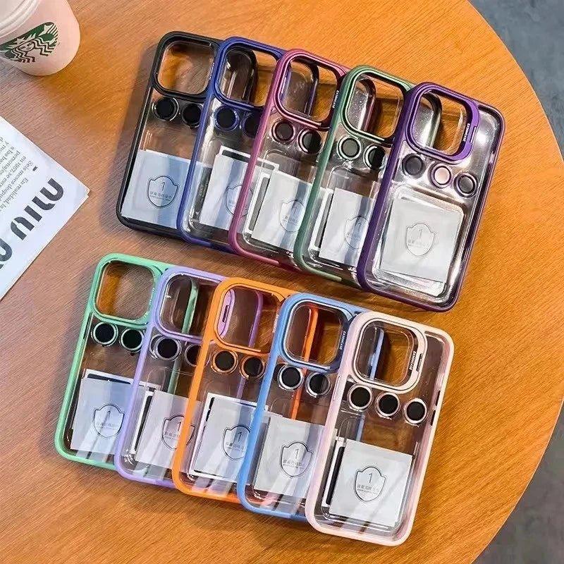 Metal Ring Lens Protector Phone Hülle for iPhone – Ansicht 6