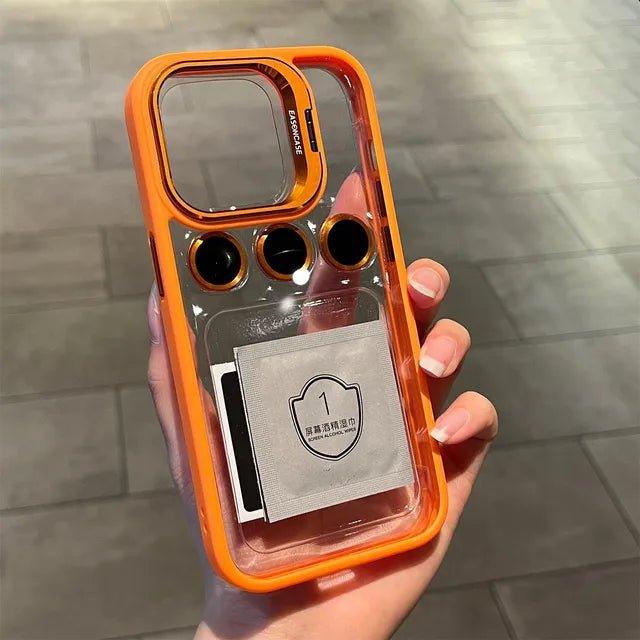 Metal Ring Lens Protector Phone Hülle for iPhone – Ansicht 7
