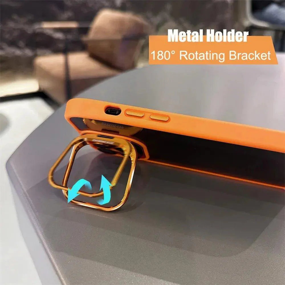 Metal Ring Lens Protector Phone Hülle for iPhone – Ansicht 4