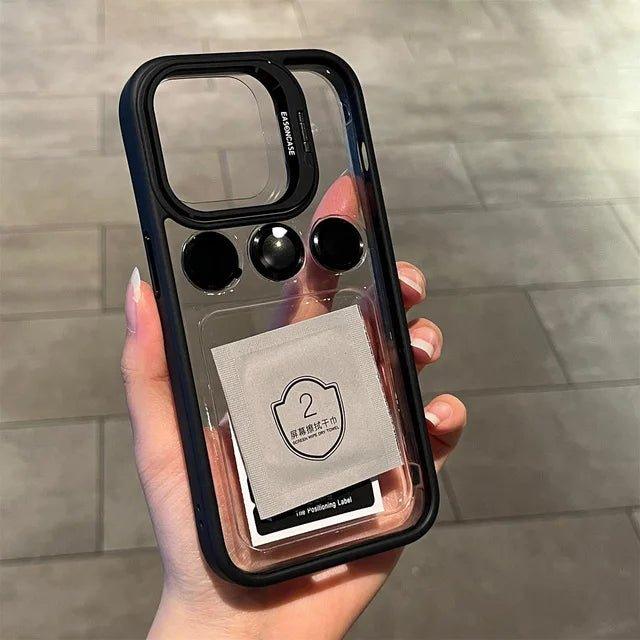 Metal Ring Lens Protector Phone Hülle for iPhone – Ansicht 8