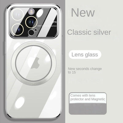 New 4.0 Luxury Magsafe Transparent Slim Magnetic iPhone Case: - CASESFULLY