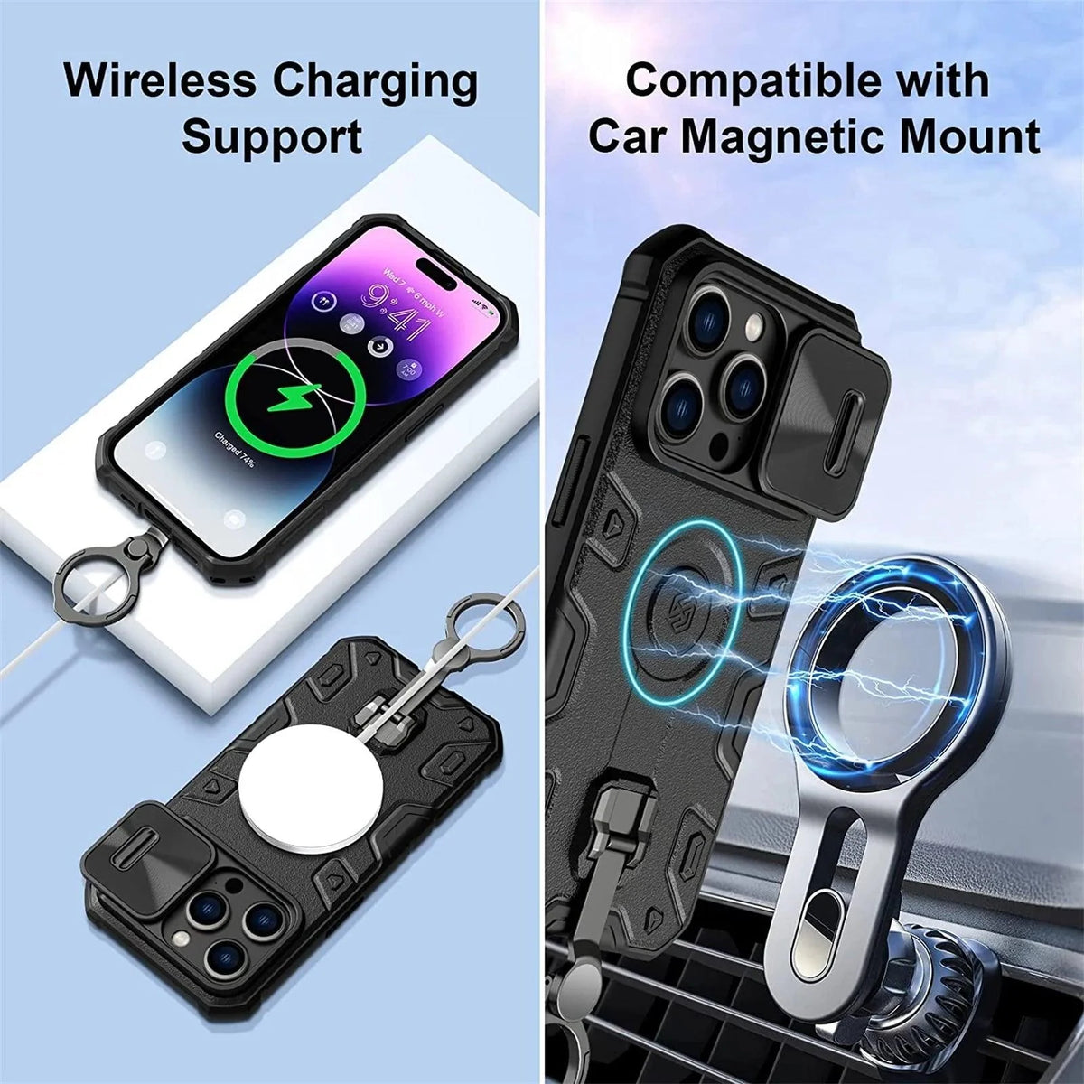 Premium Magnetic Armor pro Hülle for iPhone – Ansicht 5