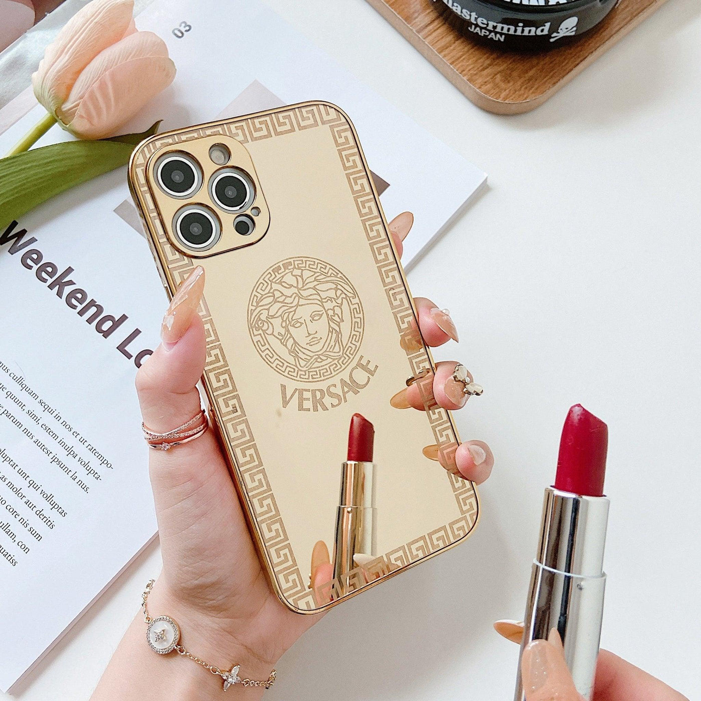 Premium Gold iPhone Case - CASESFULLY