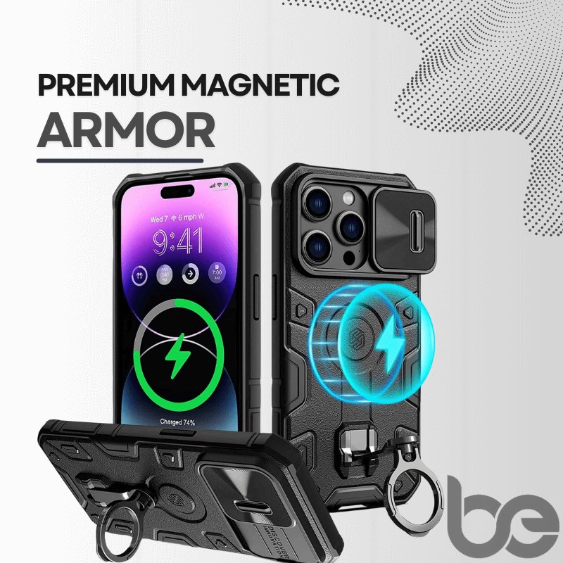 Premium Magnetic Armor pro Hülle for iPhone – Ansicht 1