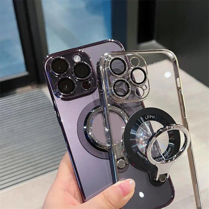 Clear Magnetic Stand iPhone Hülle – Ansicht 6