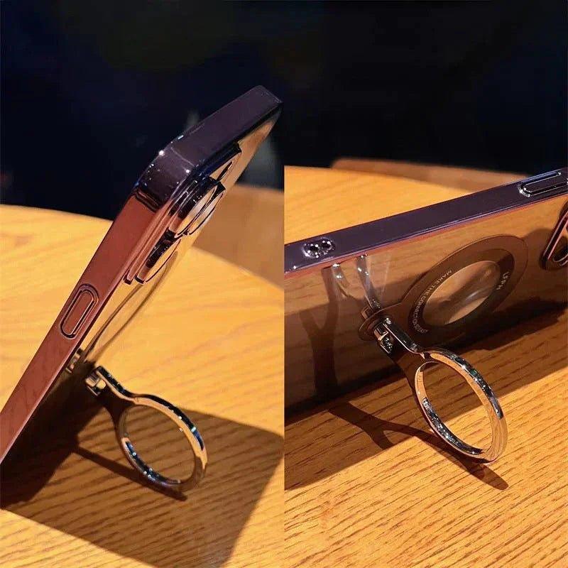 Clear Magnetic Stand iPhone Hülle – Ansicht 7
