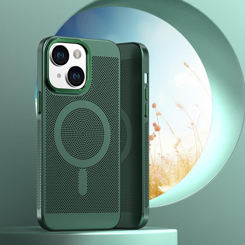 Breathable and Heat Dissipation Magnetic iPhone Case - CASESFULLY