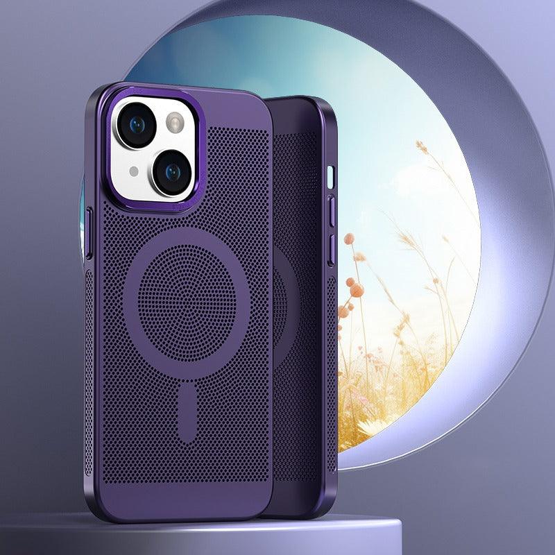 Breathable and Heat Dissipation Magnetic iPhone Case - CASESFULLY