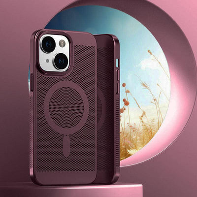 Breathable and Heat Dissipation Magnetic iPhone Case - CASESFULLY