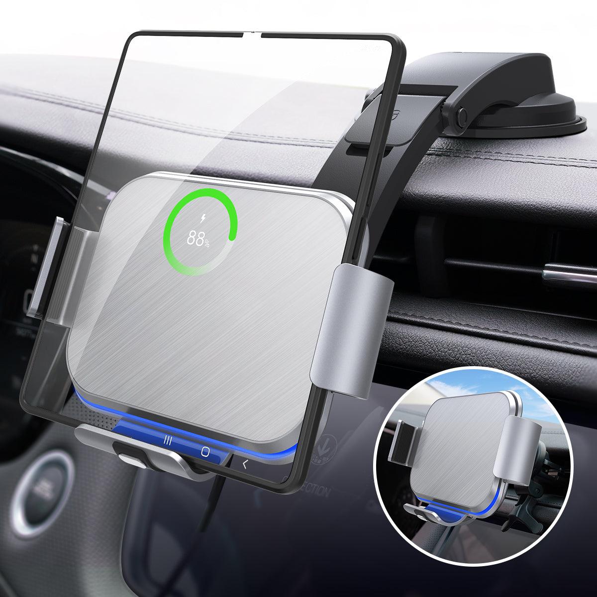 Dual-Coil Wireless Car fast Charger for Galaxy Z Fold 5 - CASESFULLY