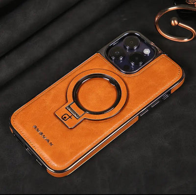 Foldable leatherPU cover with stand for Iphone - CASESFULLY