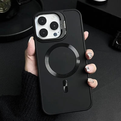 Metal Camera Holder Magnetic Phone Case for iPhone - iphone14cases