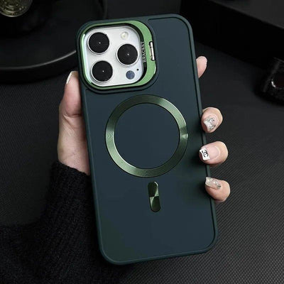 Metal Camera Holder Magnetic Phone Case for iPhone - iphone14cases