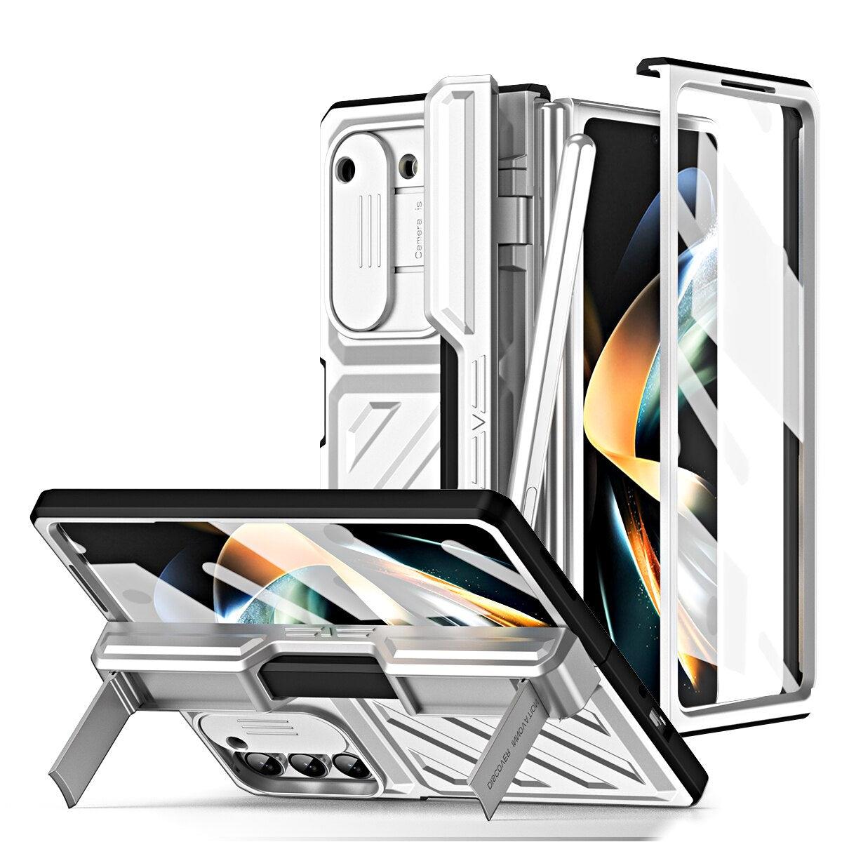 Ultimate Shockproof Case with S Pen Holder for Samsung Galaxy Z Fold 5 – Premium Protection and Functionality - CASESFULLY