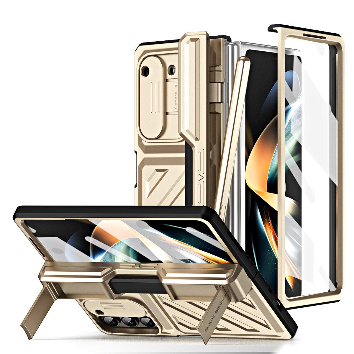 Ultimate Shockproof Case with S Pen Holder for Samsung Galaxy Z Fold 5 – Premium Protection and Functionality - CASESFULLY