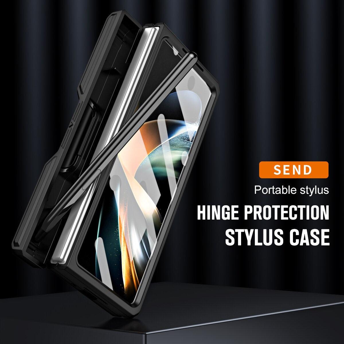 Ultimate Shockproof Case with S Pen Holder for Samsung Galaxy Z Fold 5 – Premium Protection and Functionality - CASESFULLY